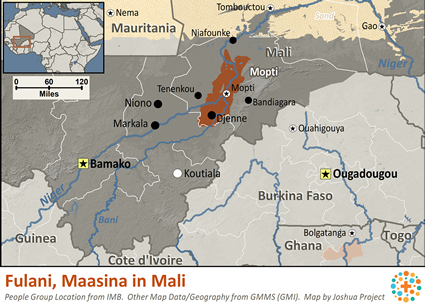 Povos Não Alcançados: Fulani maasina em Mali